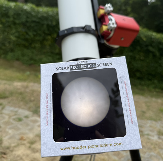 Sonnenprojektion mit BSPS (Bild: Mario Keller)