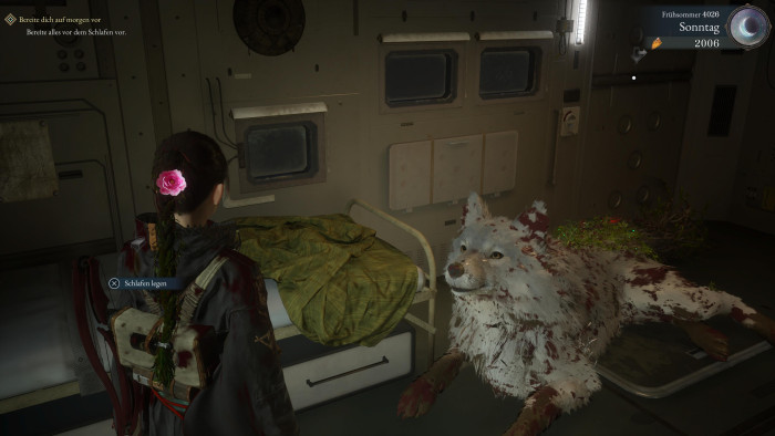 Nach einer geschlagenen Schlacht treffen sich Emma und Kuu in ihrem Safe Space. (Bild: Game Freak; Screenshot: Golem)