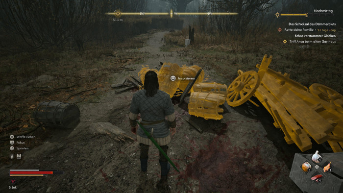 Die hervorgehenen Gegenständen können wir uns näher anschauen. (Bild: Revel Wolves / Screenshot: Golem)