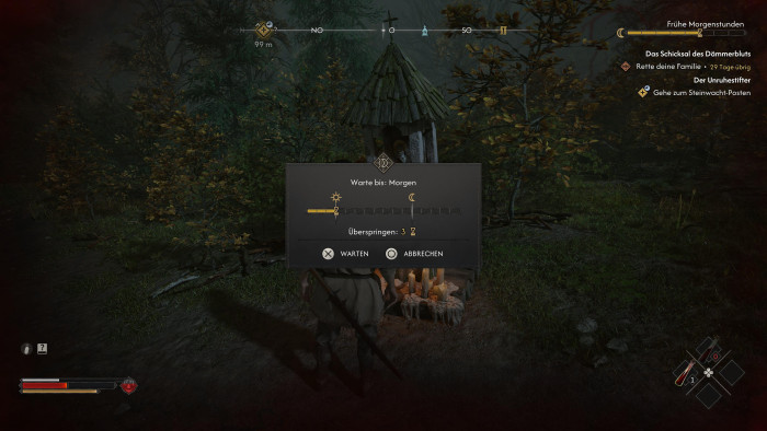 Wenn wir zu viel Zeit haben, lassen wir sie schneller vergehen. (Bild: Revel Wolves / Screenshot: Golem)
