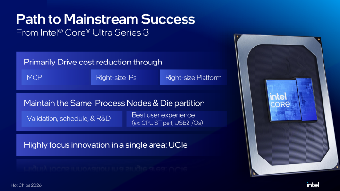 Bei Wildcat Lake sieht Intel UCIe als eine zentrale Plattforminnovation. (Bild: Intel)