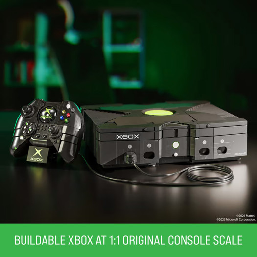 Mattel Xbox aus Klemmbausteinen (Bild: Mattel)