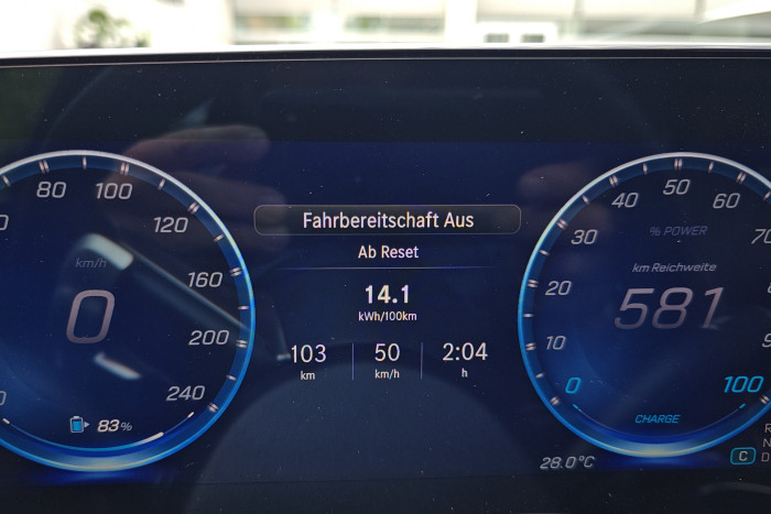 Auf der zweiten Teststrecke lag der Verbrauch mit 14,1 kWh/100 km noch etwas niedriger. (Friedhelm Greis/Golem)