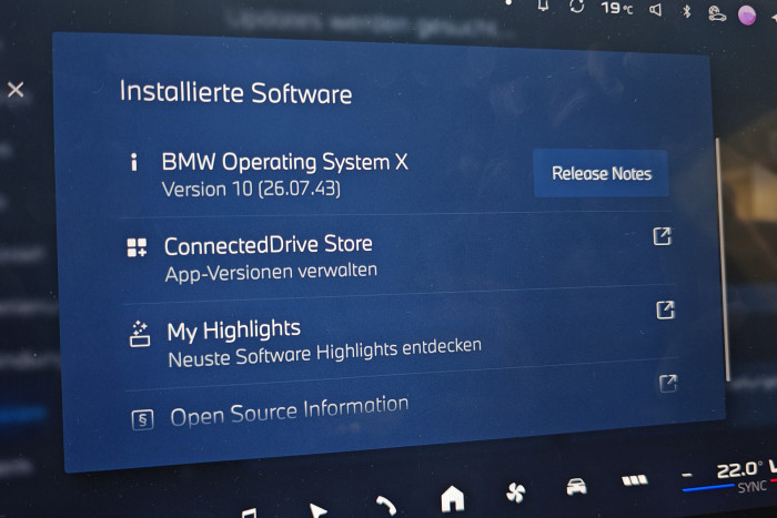 BMW nutzt bei der Neuen Klasse das selbst entwickelte Betriebssystem in der Version 10. (Foto: Friedhelm Greis/Golem)