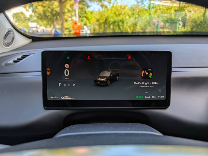 Das Fahrdisplay des iC10 (Bild: Tobias Költzsch/Golem)
