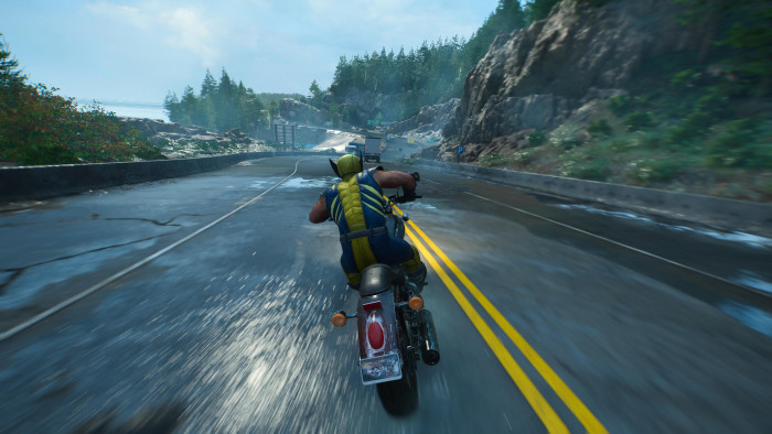 Zwischendurch dürfen wir auch mal Motorrad fahren. (Bild: Sony / Screenshot: Golem)
