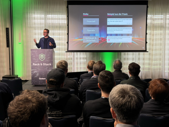 Impressionen von der Rack & Stack 2026 (Bild: Golem)