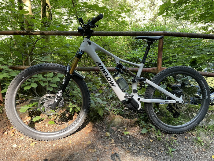 Amflow PX Carbon Pro am Beginn der Teststrecke (Quelle: Golem/Mario Petzold)